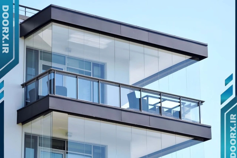 شیشه بالکن ریلی
