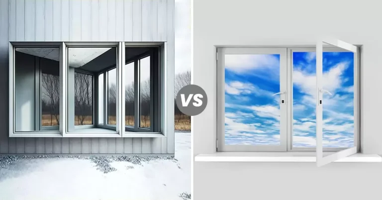 مقایسه بالکن شیشه ای و پنجره upvc