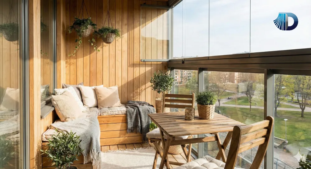 ایده برای شیشه بالکنی